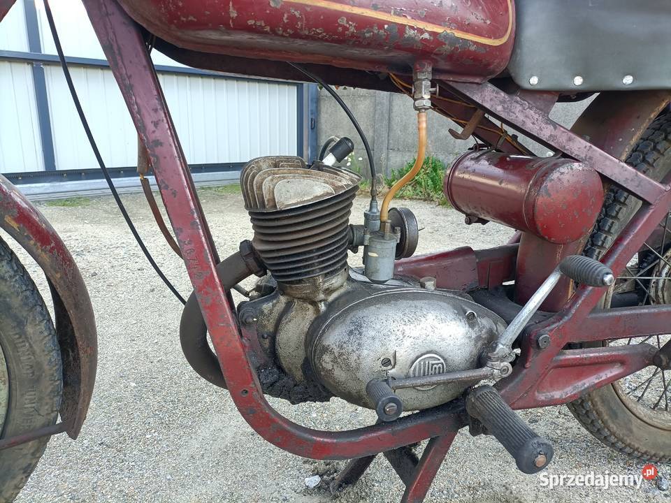 WFM 125 wiśniowa wyprodukowana w 1956r uszkodzony Padniewko