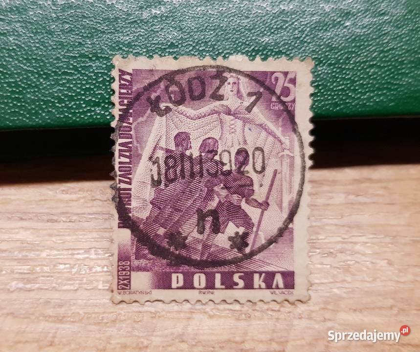 Znaczek Przyłączenie Zaolzia do Polski stempel Golina sprzedam