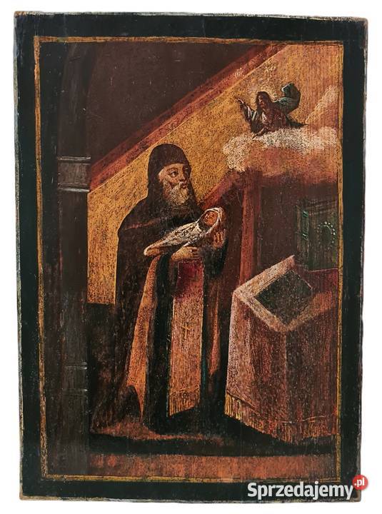 Ikona Święty Julian z Cenomanii 0025 mazowieckie Warszawa sprzedam