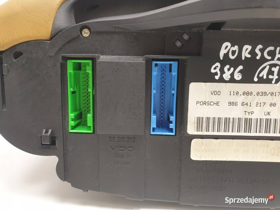 Porsche Boxster 986 S 32 LICZNIK ZEGARY UK Liczniki i zegary Motoryzacja lubelskie Rudka