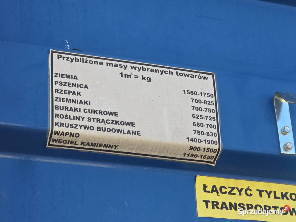 Przyczepa wywrotka PANAV 217 ładowność 14 ton Przyczepy rolnicze Jarkowo