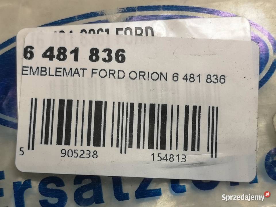 EMBLEMAT ORION FORD ORION 19831993 NOWY