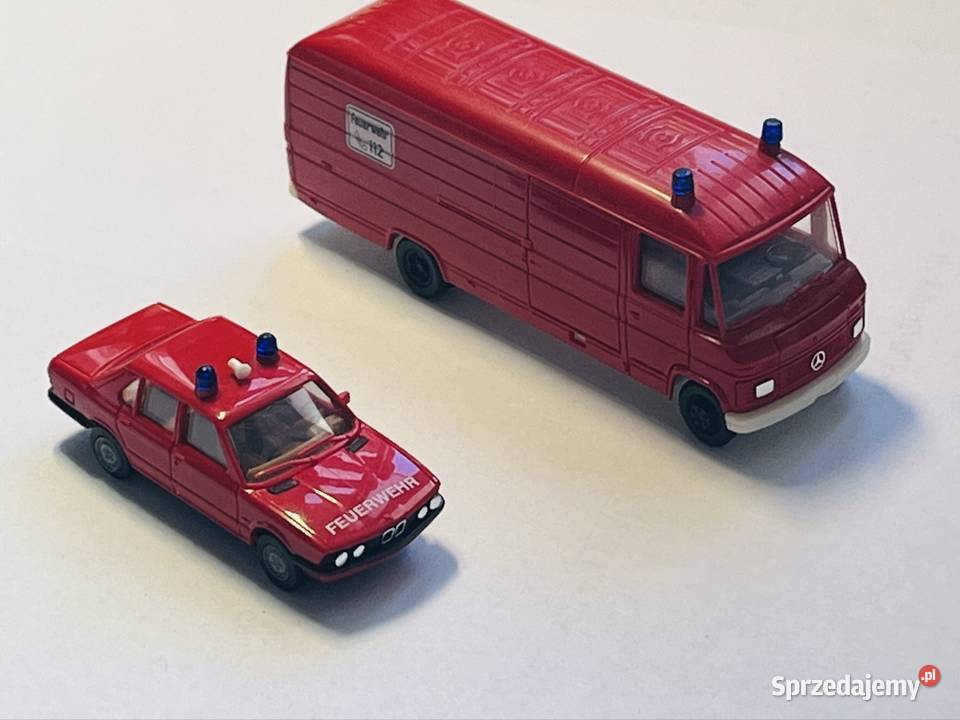 Kolekcjonerski zestaw aut straż pożarna Modelarstwo Grupa