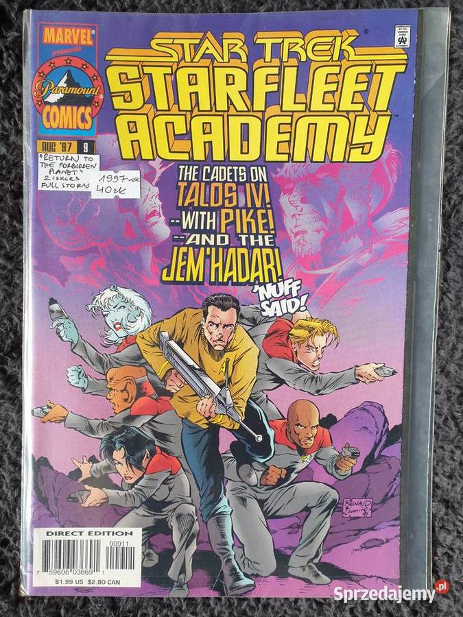 Star Trek Star Fleet Academy 2 komiksy DC USA Amerykańskie Komiksy Gdynia