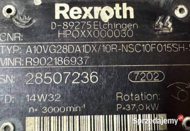 Rexroth A10VG28DA1DX 10R NSC10F015SH S Poznań