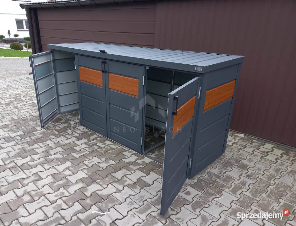 Zabudowa koszy na śmieci wiata śmietnikowa Pozostałe