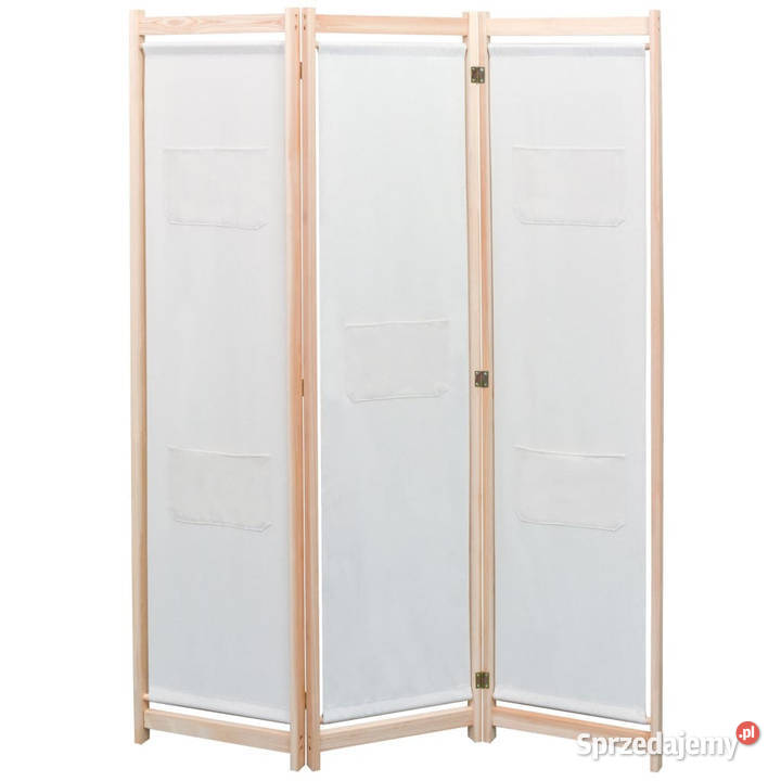 Parawan 3panelowy szary 120x170x4 tkanina Dom i Ogród Warszawa
