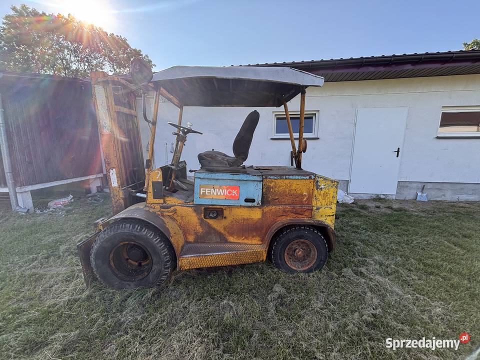 wozek widłowy FENWICK 5 ton sprawny 3 cylindry Magazynowanie podlaskie Kosianka-Boruty