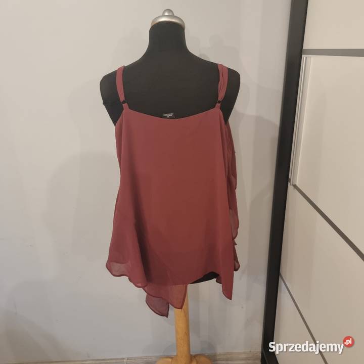 Asymetryczny top na ramiączkach City chic XS Kraków