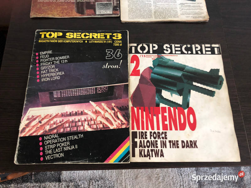 4 magazyny gier komputerowych top secret z lat Krosno