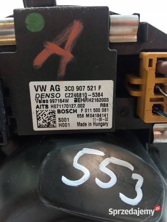 DMUCHAWA NAWIEWU REZYSTOR KPL 3C0907521F Seat