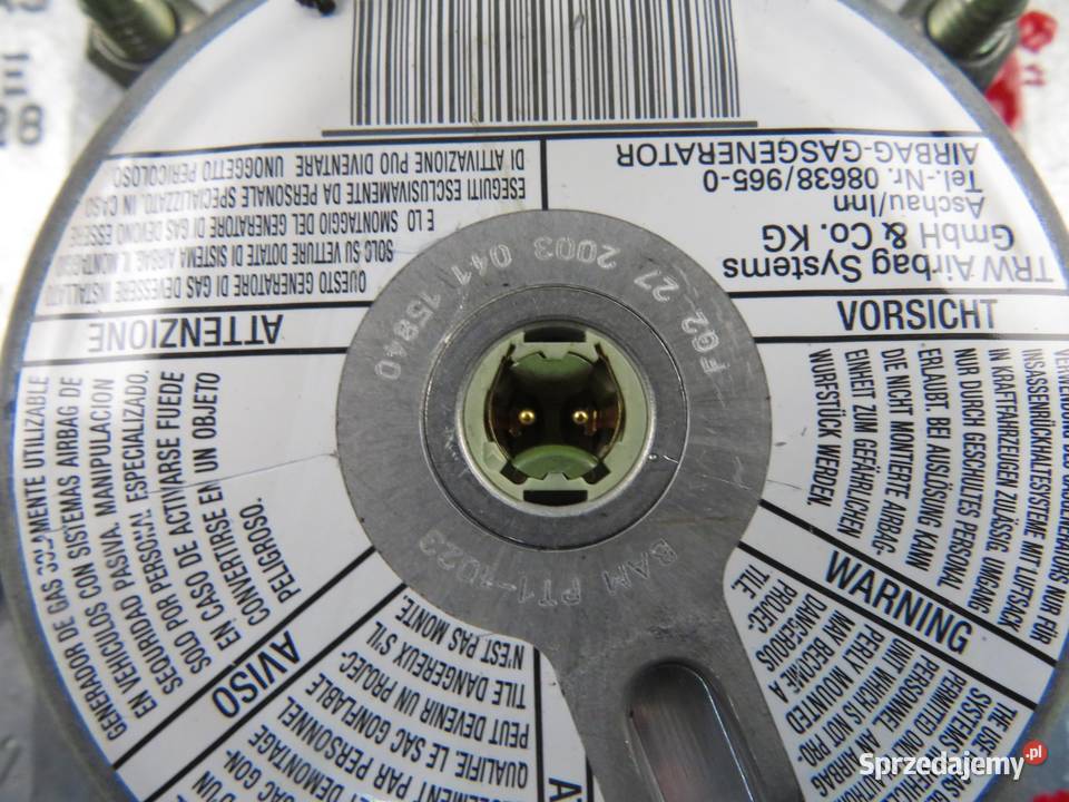 PODUSZKA KIEROWCY VW SHARAN I 1J0880201K Poduszki powietrzne małopolskie