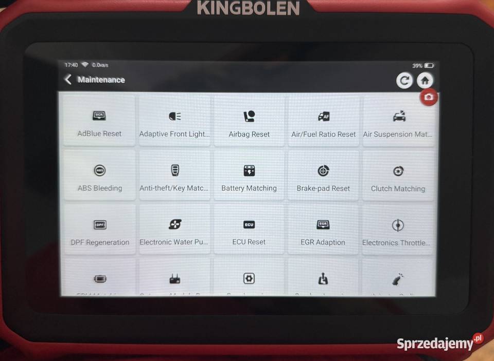 KINGBOLEN K8 PRO tester diagnostycznyużywany Motoryzacja