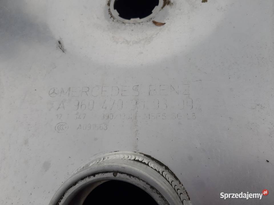 MERCEDES ZBIORNIK PALIWA 390L HYDRAULIKA 130L Trzciel