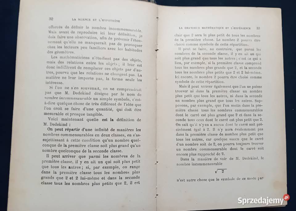H Poincare La Science et lHypothese E Flammarion Koźminek