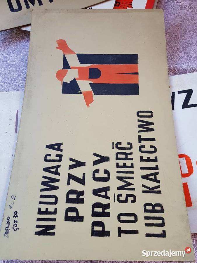 Lata 70teZ kolekcjiTablice różne z PRLu zachodniopomorskie Barlinek
