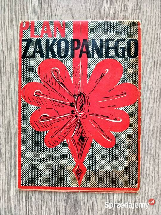 Plan Zakopanego Plan Miasta Zakopane PRL Rok wydania 1974 Książki i Podręczniki małopolskie sprzedam