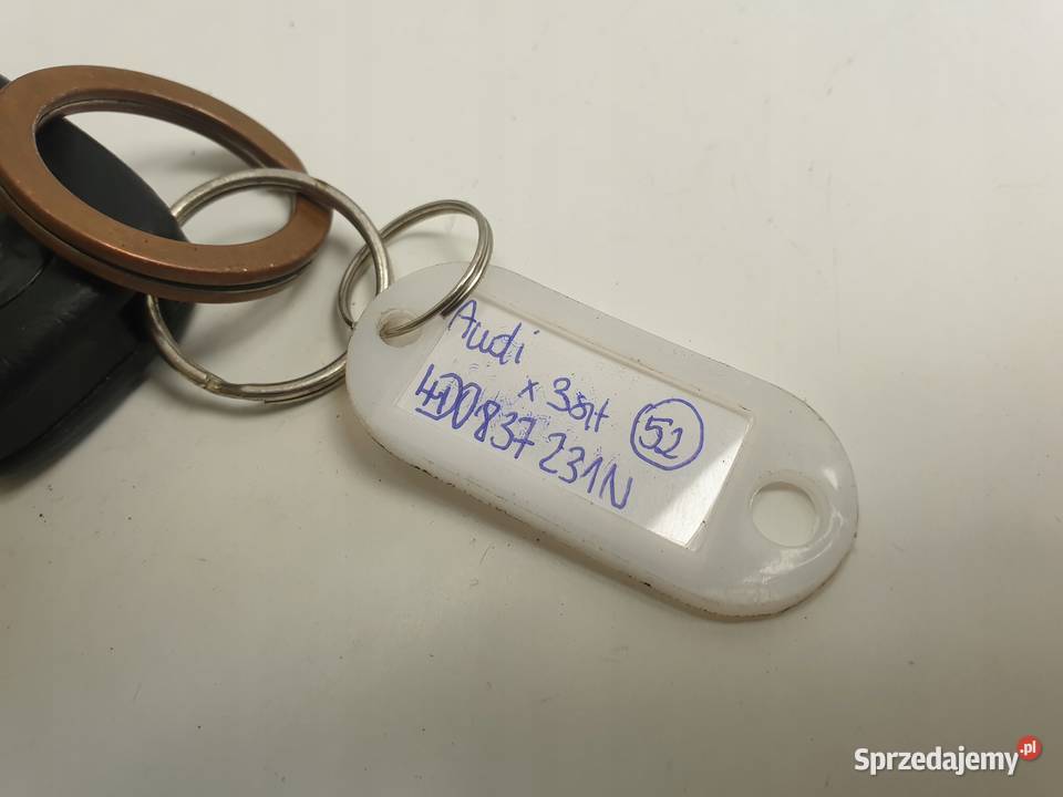 KLUCZYK PILOT AUDI A3 A4 A6 4D0837231N Rudka