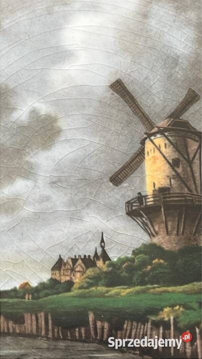 Patera z wiatrakiem WOOD SONS Burslem England pomorskie Gdańsk