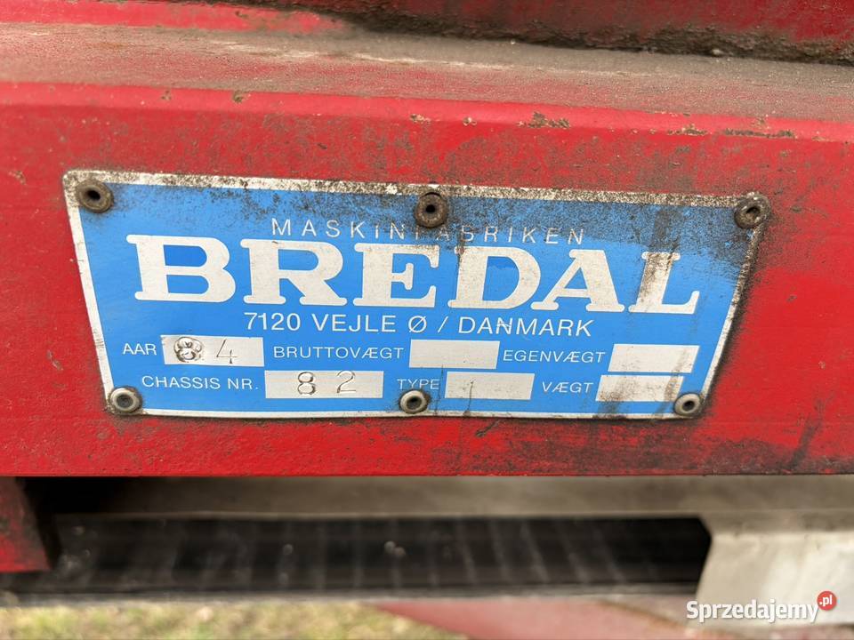 Rozsiewacz siewnik do wapna granulowanego Bredal Myszyniec