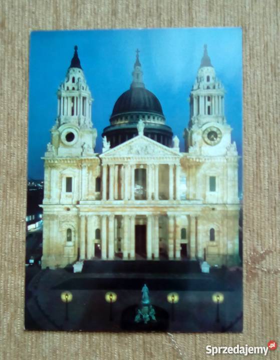 KATEDRA ŚWIĘTEGO PAWŁA W LONDYNIE Pocztówki i karty telefoniczne Piszczac sprzedam
