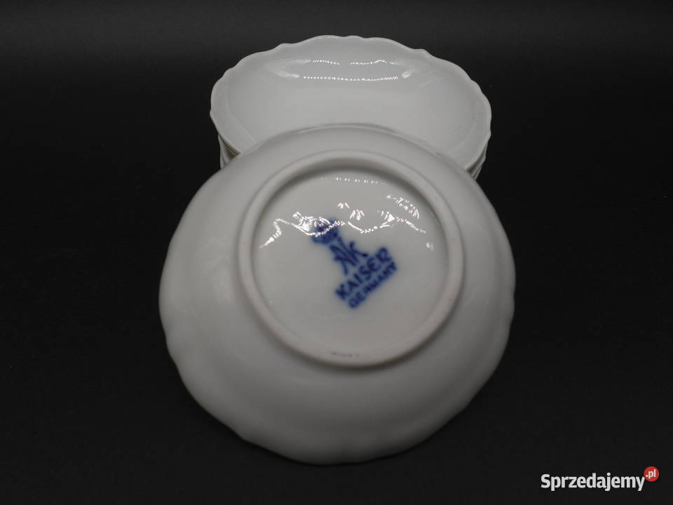 Spodki Porcelanowe KAISER Germany Biały Klasyk sprzedam