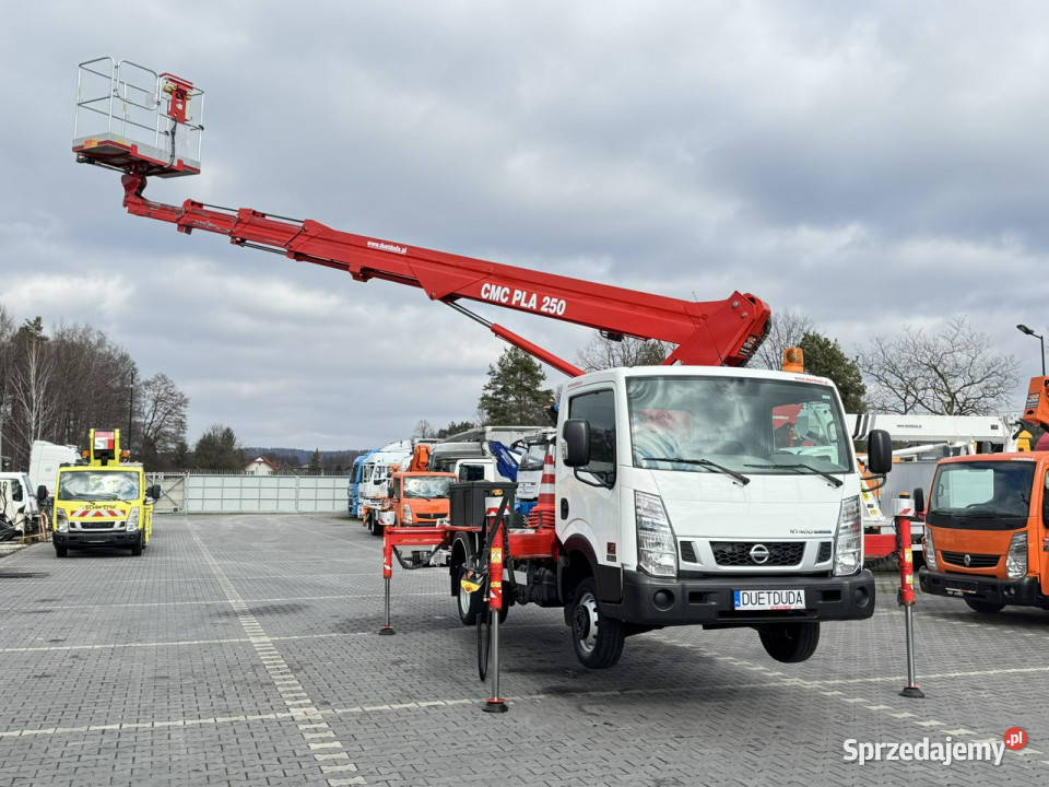 Nissan Cabstar Podnośnik Koszowy 25m CMC PLA 250 Widełki
