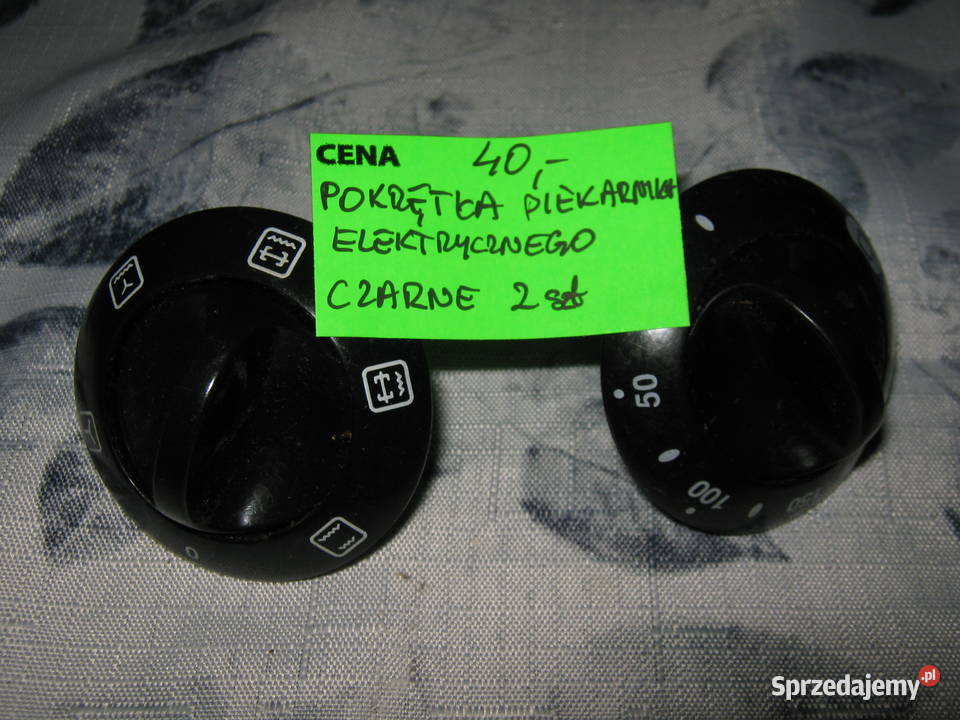 POKRĘTŁA PIEKARNIKA ELEKTRYCZNEGO CZARNE 2