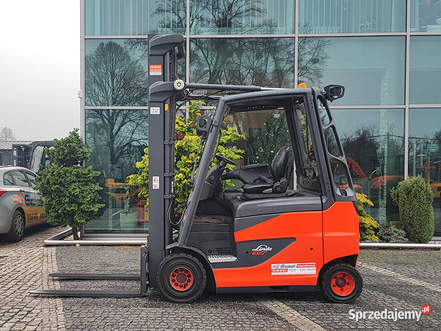 Wózek widłowy elektryczny Linde E2001600 2 t Kęty