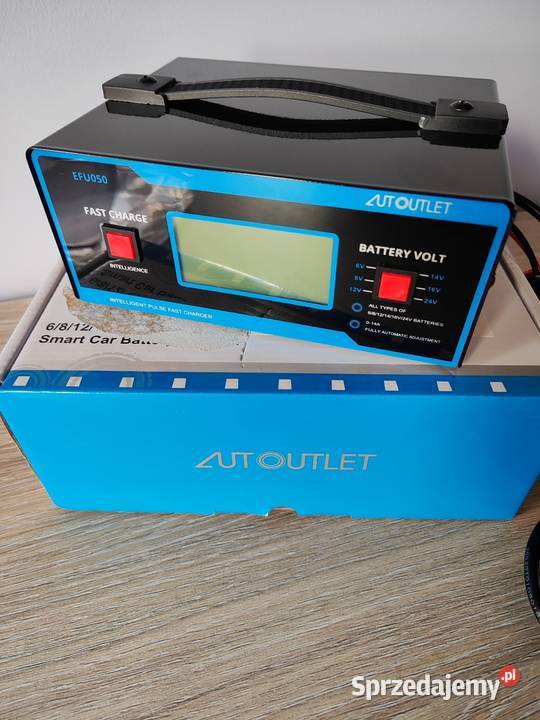 Inteligentny Prostownik AUTOUTLET 6V24V LCD NOWY Człuchów