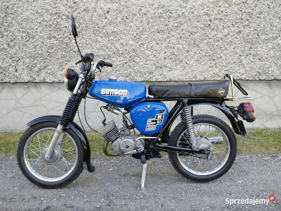 Motorower Simson s51 oryginał zarejestrowany 50cm3 sprzedam