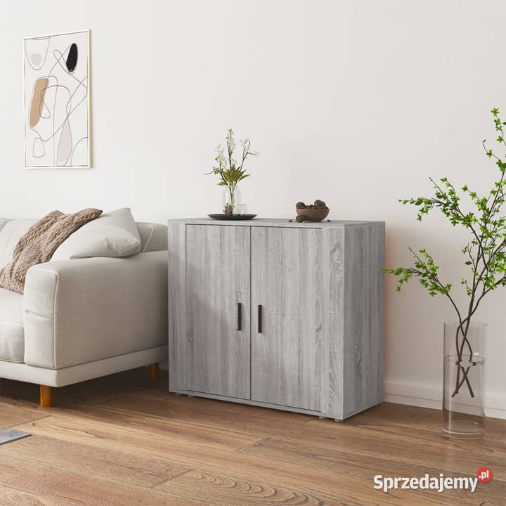 Szafka szary dąb sonoma 80x33x70 materiał Pozostałe mazowieckie Warszawa