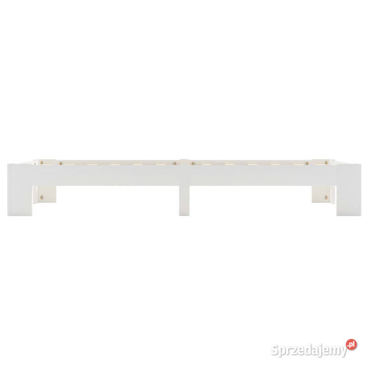 Rama łóżka biała lite drewno sosnowe 90 x 200 mazowieckie