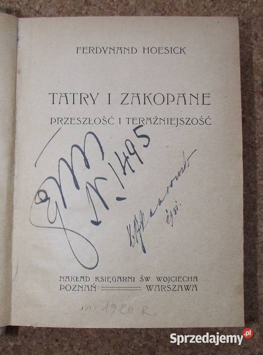 MŁ Tatry i Zakopane Przeszłość i teraźniejszość Warszawa