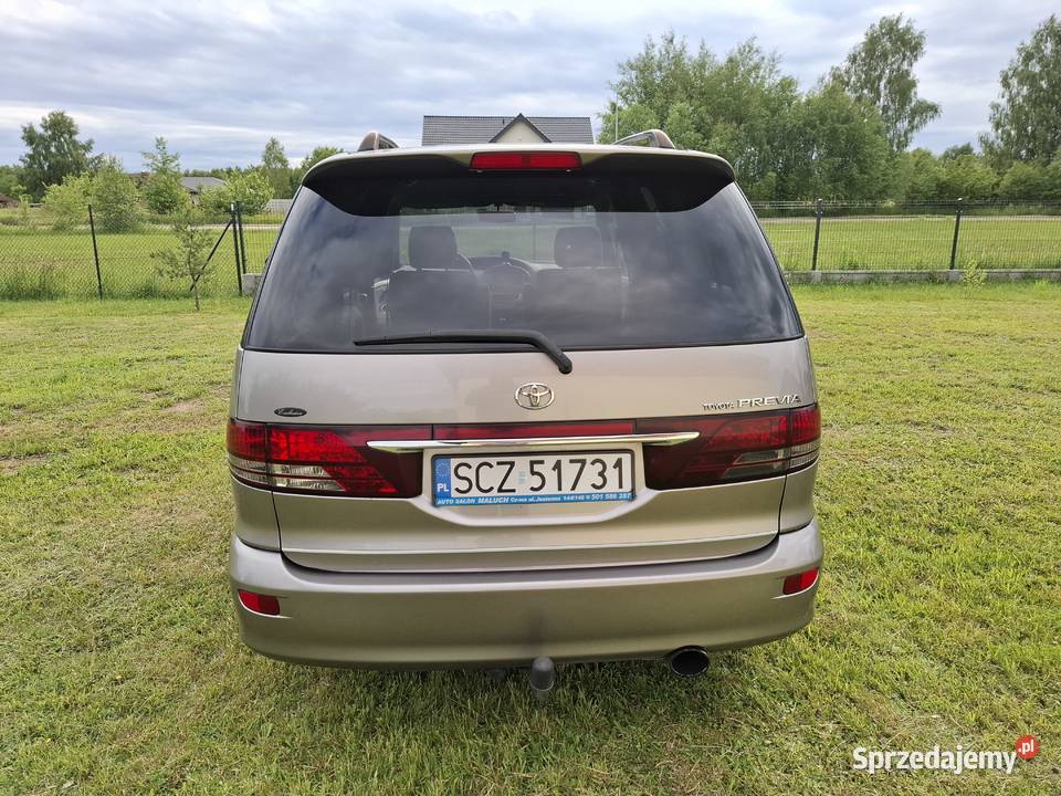 Toyota Previa D4D Minivan Previa śląskie Starcza