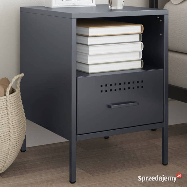Szafka nocna antracytowa 36x39x505 stal WM843058 Warszawa