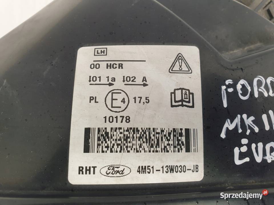 LAMPA LEWA Ford Focus II MK2 PRZEDNIA lewy przód