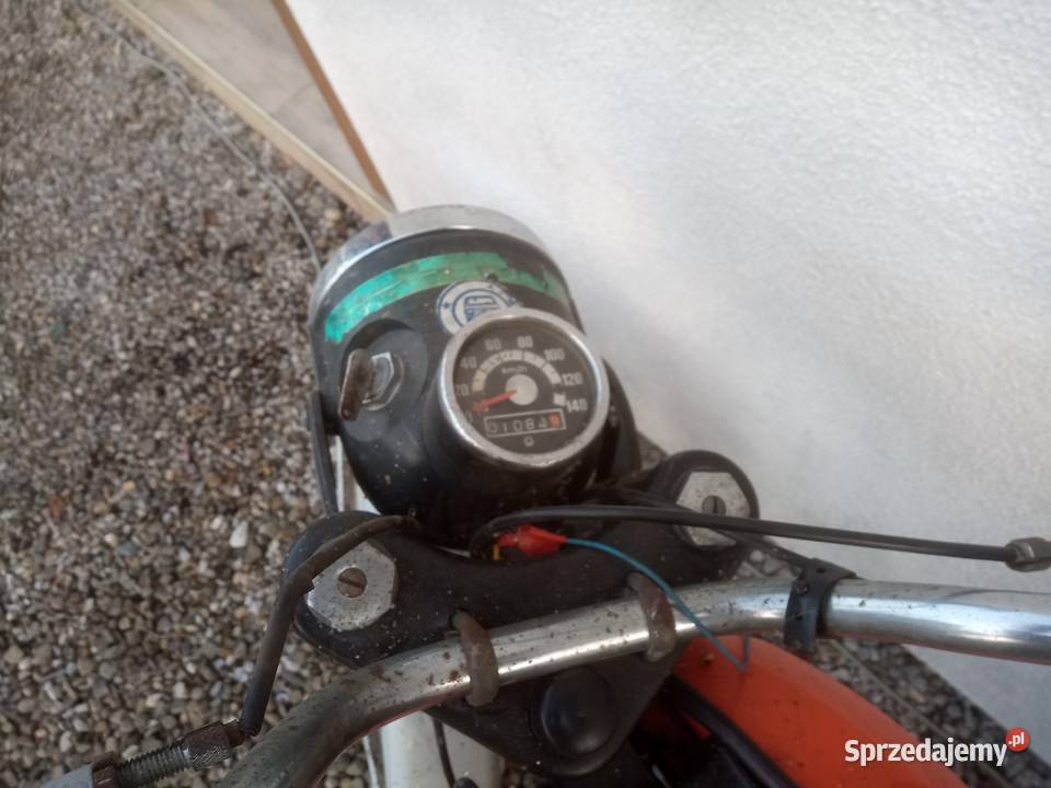 Wsk oryginalny stan plomba na silniku Oświęcim