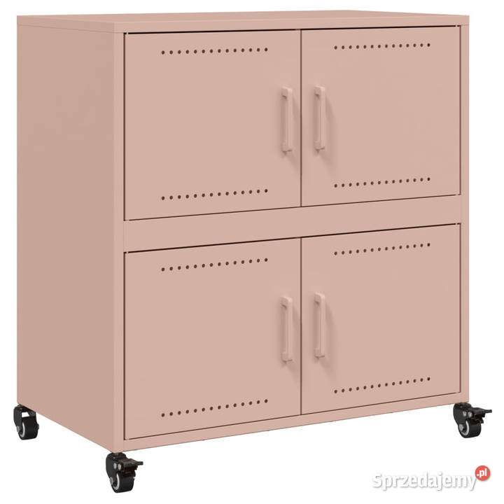 Szafka różowa 68x39x72 stal WM846651