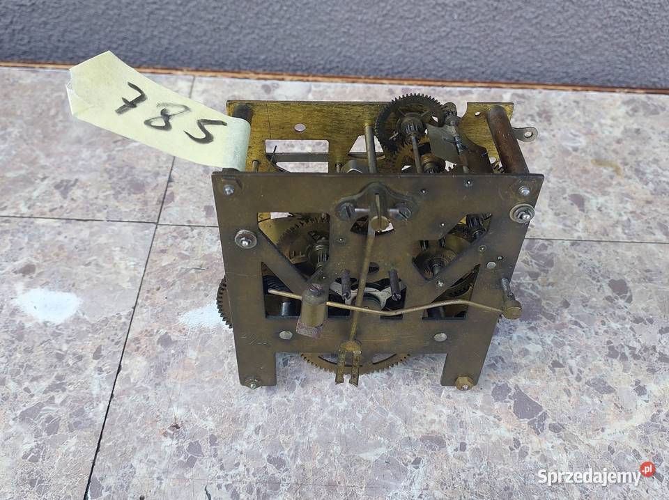 785 Mechanizm starego zegara ściennego Mauthe