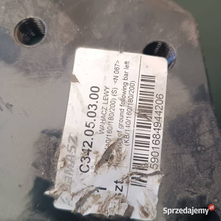 Wahacz lewy C342050300 SAMASZ Rzędziany