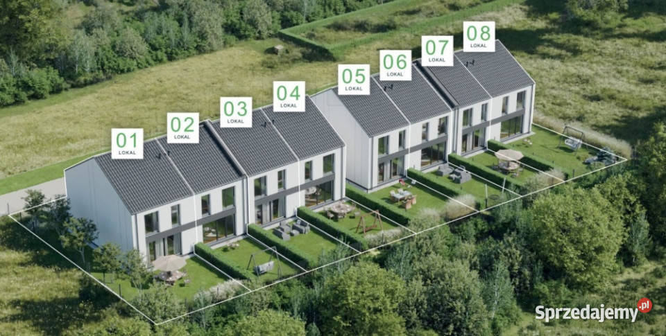 Przestronny segment z ogródkiem i garażem w Ożarów Mazowiecki