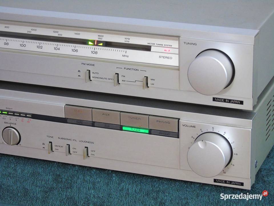 Wzmacniacz i Tuner Hitachi świetne stereo podkarpackie Jasło