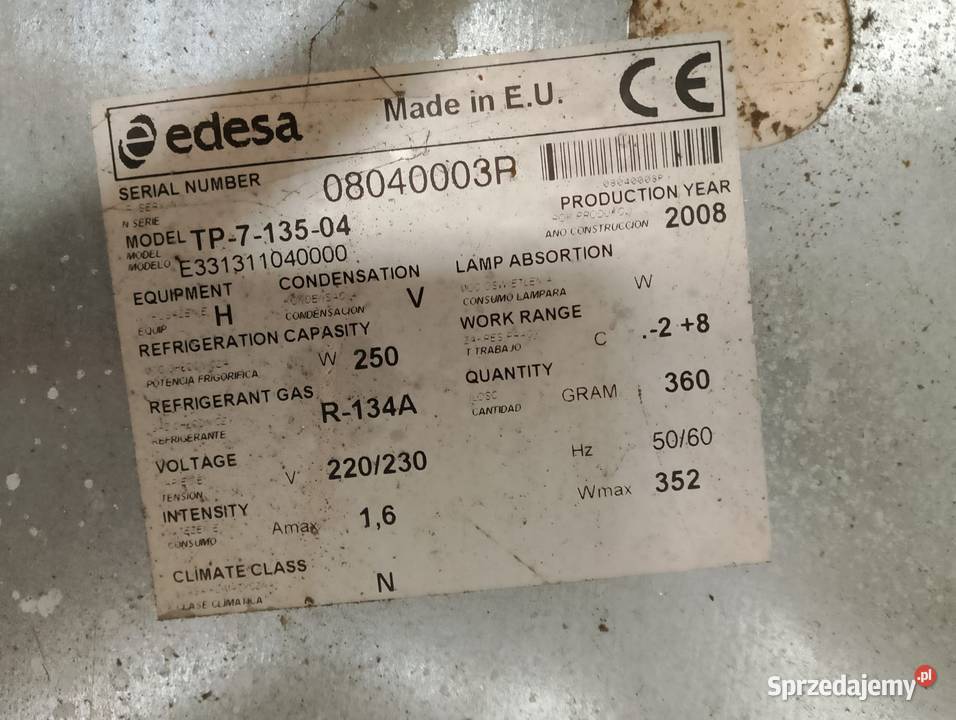 Stół chłodniczy 4 szuflady EDESA TP713504 Wrocław