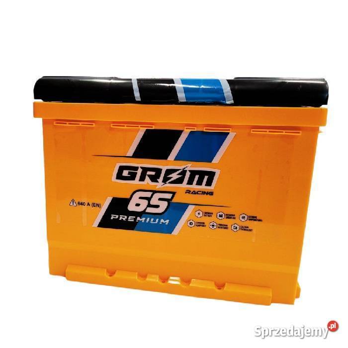 Akumulator GROM RACING 65Ah 640A Piotrków łódzkie Piotrków Trybunalski