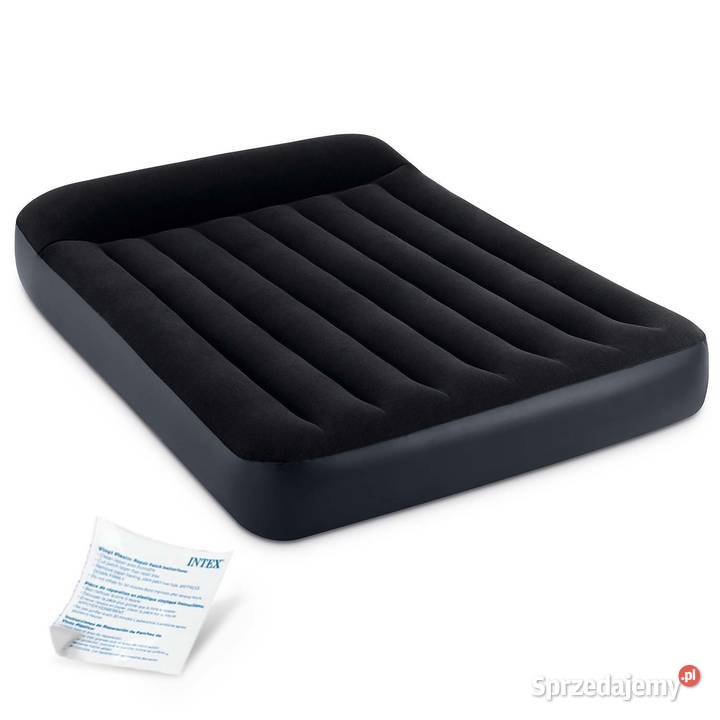 Materac dmuchany dwuosobowy 191x137x25 łóżko z Smogorzów