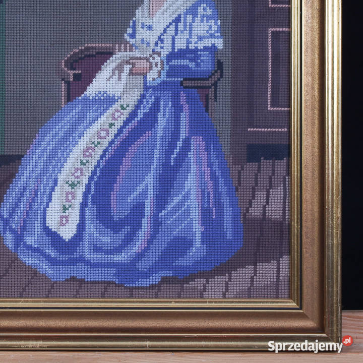 ARTexpert Obraz Haftowany Krzyżykiem Kobieta w zachodniopomorskie Dobrzany