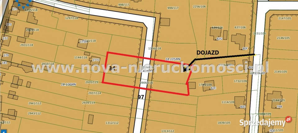 sprzedaży działki Rybnik 3183 metry