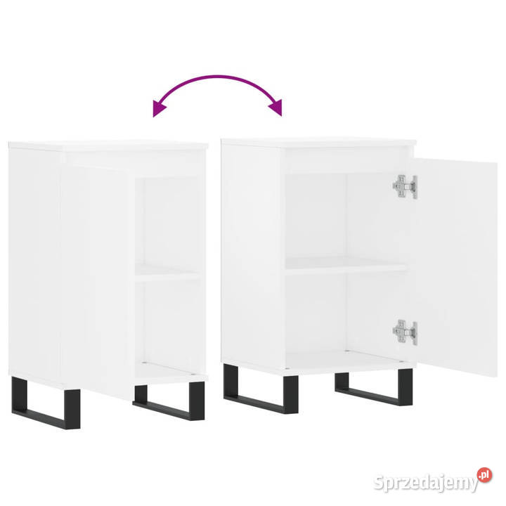 Szafki 2 białe 40x35x70 materiał drewnopochodny mazowieckie Warszawa sprzedam
