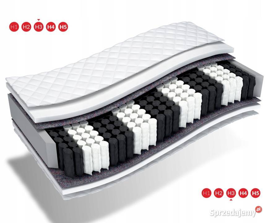 Materac 90x200 kieszeniowy 9 stref premium małopolskie Bochnia sprzedam